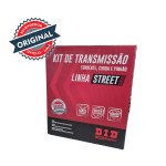 KIT TRANSMISSAO DID - C/ RETENTOR - HONDA CBX 250 TWISTER 37/13T 520V-106ZB