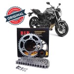 KIT TRANSMISSÃO DID - EXTRA PREMIUM C/ RETENTOR - YAMAHA XJ6F XJ6N XJ6 (2009-2021) 46/16T (520V0-118ZB)