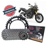 KIT TRANSMISSAO DID - EXTRA PREMIUM C/ RETENTOR - CB 500F; CB 500X (2014-2019) - 41/15T - (520VO - 112ZB)