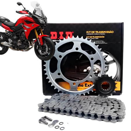 KIT TRANSMISSÃO RELAÇÃO COM RETENTOR DID YAMAHA TRACER 900 2019 A 2024 - 45/16T 525VX3-118ZB