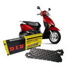 CORRENTE DE COMANDO DID-N SCZ0404SV - 90LE - YAMAHA YBR 125 2006 A 2024, YAMAHA XTZ 125 2006 A 2024, YAMAHA CRYPTON 115ED 2010 A 2016, YAMAHA CRYPTON 115K 2010 A 2016, HONDA LEAD 110 2009 A 2015