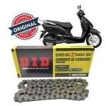 CORRENTE DE COMANDO DID - YBR 125; XTZ 125; LEAD 110; CRYPTON 115 - (SCZ0404SV-90LE)