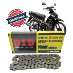 CORRENTE DE COMANDO DID - YBR 125; XTZ 125; LEAD 110; CRYPTON 115 - (SCZ0404SV-90LE)