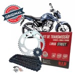 KIT TRANSMISSÃO DID - C/ RETENTOR - HONDA CG 160 TITAN/FAN/CARGO 44/15T - (428HXV-118L)