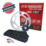 KIT TRANSMISSAO DID - C/ RETENTOR - HONDA CG 160 TITAN/FAN/CARGO 44/15T - (428HXV-118L)