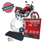 KIT TRANSMISSAO DID - C/ RETENTOR - HONDA CG 150 TITAN/FAN/CARGO - 43/16T - ( 428HXV-118L )