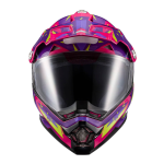 CAPACETE TEXX GROW CROSS MOTOCROSS TRILHA OFF ROAD ROSA (TAM 62)