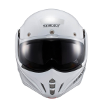 CAPACETE TEXX STRATOS 180 ESCAMOTEÁVEL ARTICULADO BRANCO BRILHO (TAM 58)