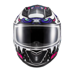 CAPACETE TEXX HAWK HUNGER FECHADO BRANCO E ROSA (TAM 56)