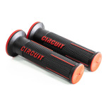 MANOPLA CIRCUIT (PAR) - SPEED EVERYDAY - PRETA E VERMELHA - KAWASAKI Z 1000 2003 A 2020; HONDA CB 1000 2008 A 2024; YAMAHA MT-03 2016 A 2024