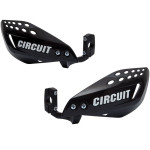 PROTETOR DE MÃO CIRCUIT - VECTOR - HASTE DE NYLON - PRETO E BRANCO - MODELO UNIVERSAL P/ TODO TIPO DE MOTO