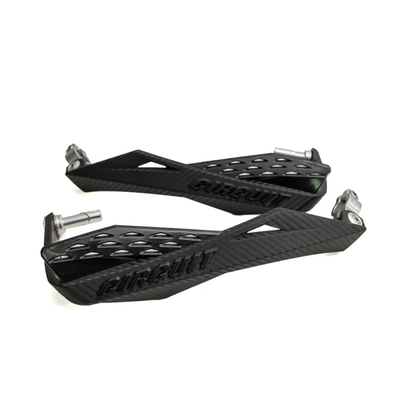 PROTETOR DE MÃO CIRCUIT - FENIX CARBON - PRETO - MODELO UNIVERSAL - YAMAHA LANDER 250 2007 A 2024; HONDA BROS 150 2004 A 2014