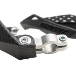 PROTETOR DE MÃO CIRCUIT - FENIX CARBON - PRETO - MODELO UNIVERSAL - YAMAHA LANDER 250 2007 A 2024; HONDA BROS 150 2004 A 2014
