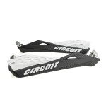 PROTETOR DE MÃO CIRCUIT - FENIX CARBON - PRETO E BRANCO - MODELO UNIVERSAL - YAMAHA LANDER 250 2007 A 2024; HONDA BROS 150 2004 A 2014