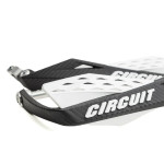 PROTETOR DE MÃO CIRCUIT - FENIX CARBON - PRETO E BRANCO - MODELO UNIVERSAL - YAMAHA LANDER 250 2007 A 2024; HONDA BROS 150 2004 A 2014