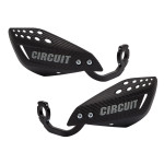 PROTETOR DE MÃO CIRCUIT - VECTOR - HASTE DE NYLON - CARBONO COM CINZA - MODELO UNIVERSAL P/ TODO TIPO DE MOTO