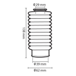 SANFONA DE BENGALA CIRCUIT 11 DENTES PRETA TWISTER; STRADA; TITAN 150; RD 135; YBR 125; FACTOR 125; FAZER 250; CB300