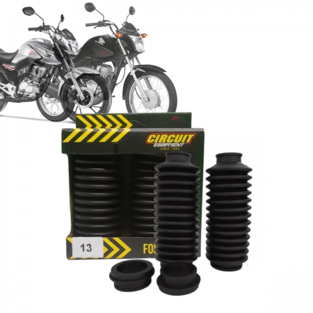 SANFONA DE BENGALA CIRCUIT 13 DENTES PRETA - HONDA CG 150 160 TITAN FAN CARGO START MIX