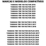 KIT TRANSMISSÃO DAROM YBR FACTOR 150 I 2016/...  (428HX124LX39TX14T)
