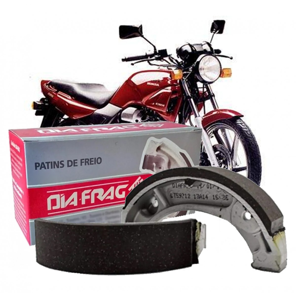 PATIM DE FREIO (T) CBX 200 STRADA