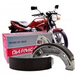 PATINS LONA DE FREIO DIAFRAG - HONDA NX 350 SAHARA 92-98; CBX 200 STRADA 93-03 - TRASEIRA - MEDIDA STANDARD