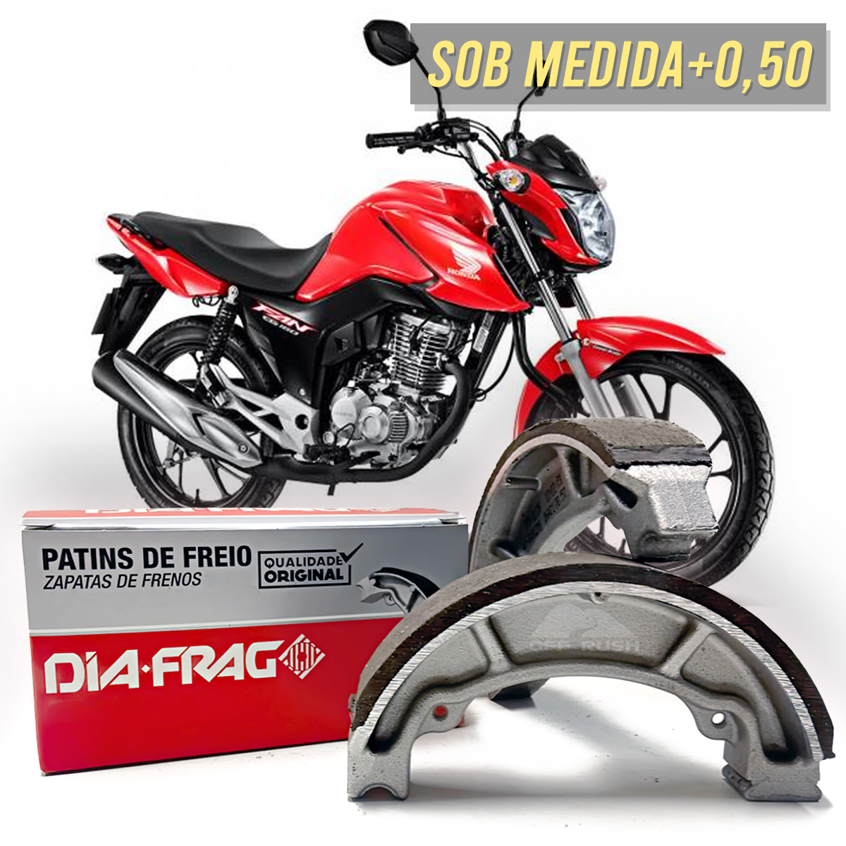 PATIM DE FREIO (T) CBX 200 STRADA