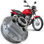 CUBO DE RODA TRASEIRA - FREIO A LONA - DIAFRAG - HONDA CG 125 TITAN (2000 a 2004), FAN 125 (2005 a 2008)