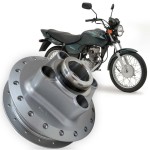 CUBO DE RODA TRASEIRA - FREIO A LONA - DIAFRAG - HONDA CG 125 TITAN (2000 a 2004), FAN 125 (2005 a 2008)