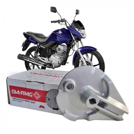 ESPELHO DE FREIO TRASEIRO - DIAFRAG - HONDA CG 150 TITAN 04-12; FAN 150 04-12