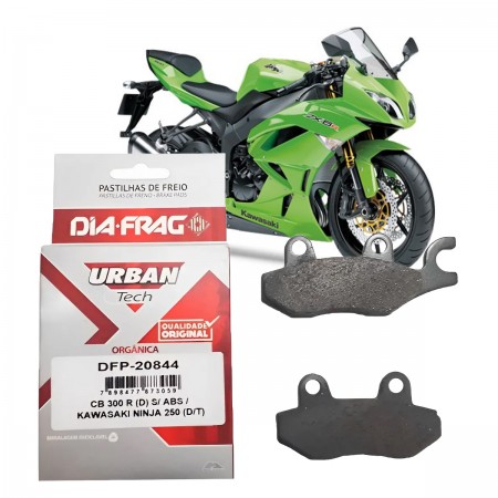 PASTILHA FREIO DIAFRAG CB300 (D), KAWASAKI NINJA 2504 (D/T)