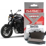 PASTILHA DE FREIO - DIAFRAG - URBAN TECH - ORGÂNICA - (T) CB 300R COM ABS / CB600 HORNET / FAZER 600 / YZF R1