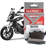 PASTILHA DE FREIO - DIAFRAG - URBAN TECH - ORGÂNICA - (T) CB 300R COM ABS / CB600 HORNET / FAZER 600 / YZF R1