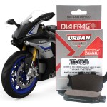 PASTILHA DE FREIO - DIAFRAG - URBAN TECH - ORGÂNICA - (T) CB 300R COM ABS / CB600 HORNET / FAZER 600 / YZF R1