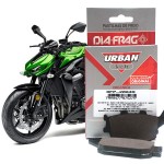 PASTILHA DE FREIO - DIAFRAG - URBAN TECH - ORGÂNICA - (T) CB 300R COM ABS / CB600 HORNET / FAZER 600 / YZF R1