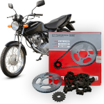 KIT TRANSMISSÃO DIAFRAG HONDA TITAN / FAN CG 125 2000 / 2008 [14D/44D/428Hx116L]