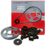 KIT TRANSMISSÃO DIAFRAG HONDA TITAN / FAN CG 125 2000 / 2008 [14D/44D/428Hx116L]