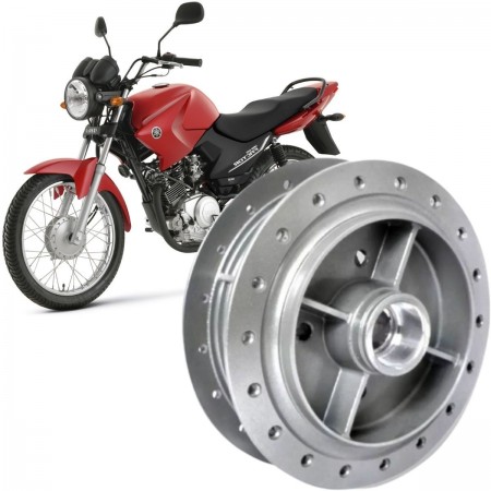 CUBO DE RODA TRASEIRO FREIO A DISCO - DIAFRAG - YAMAHA YBR 125 (00-08), YBR 125 FACTOR (09-16)