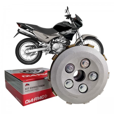 KIT EMBREAGEM COMPLETA DIAFRAG - HONDA NX 400; NX 400I FALCON (TODOS OS ANOS)