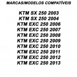 PISTÃO KTM SX 250 03-04 EXC 250 06-13