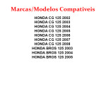 BIELA COMPLETA TXK TOP SUB-ZERO CG 125 08-08 / BROS 125 03-05