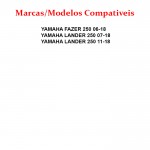 BIELA COMPLETA TXK INJECTION POWER FAZER 250 06-18 / LANDER 250  07-18 / TENERE 250 11-18