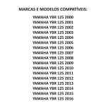 AMORTECEDOR COM REGULAGEM (PAR) - GP7 - YBR 125 2000-2016