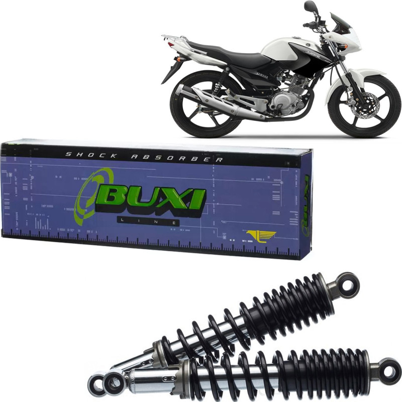 AMORTECEDOR COM REGULAGEM (PAR) - GP7 - YBR 125 2000-2016