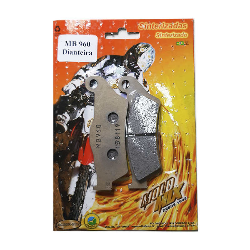PASTILHA DE FREIO DIANTEIRA MOLDMIX SINTERIZADA KTM EXC XCW SXF XCW GAS GAS HUSQVARNA SHERCO