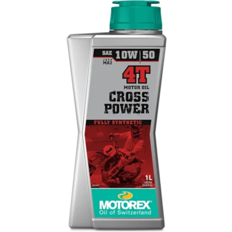 ÓLEO DE MOTOR LUBRIFICANTE MOTOREX CROSS POWER 4T 10W50 100% SINTÉTICO KTM HUSQVARNA SHERCO - 1 LITRO