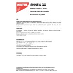 SPRAY PULVERIZADOR ACABAMENTO BRILHO CARENAGEM MOTOS MOTUL MC CARE E5 SHINE & GO 400ML