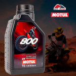 LUBRIFICANTE OLEO DE MOTOR - MOTUL - 800 2T - 100% SINTETICO COMPETICAO - 1 LITRO