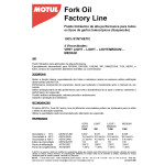 OLEO FLUIDO HIDRAULICO SUSPENSAO GARFO BENGALA - MOTUL - FORK OIL - FACTORY LINE - LIGHT 5W - 100% SINTETICO - 1 LITRO