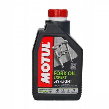 OLEO FLUIDO HIDRAULICO SUSPENSAO GARFO BENGALA - MOTUL - FORK OIL - LIGHT 5W - SEMI SINTETICO - 1 LITRO