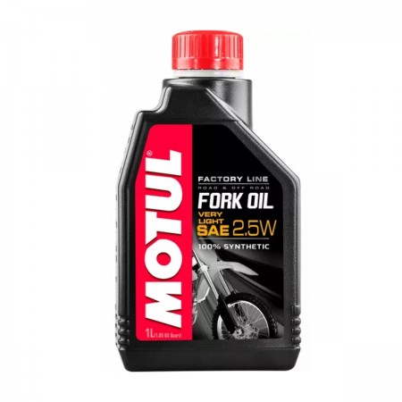 OLEO FLUIDO HIDRAULICO SUSPENSAO GARFO BENGALA - MOTUL - FORK OIL - VERY LIGHT 2,5W - 100% SINTETICO - 1 LITRO